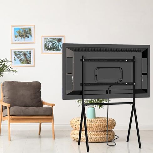 TV Easel Stand - Stylish and Functional Art Easel TV Stand 37"-70" inch LED LCD Screen Adjustable high and Low Ty Stand.TV Mount with 4 Legs for Minimalist Bedroom, livingroom, lstudi (NO Wheels) in Saudi Arabia