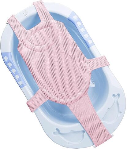 Universal Newborn Baby Bath Pad, Floating Soft Baby Bath Pillow & Lounger Newborn Pad Tub Cushion for 0-24 Months in Saudi Arabia