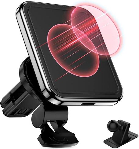 for 15W MagSafe Car Mount Charger,15 W mobile phone holder car with charging function, wireless car charger, for iPhone 15 Pro Max/15 Pro/15 Plus/14/13/12 series,Fast Charging in Saudi Arabia
