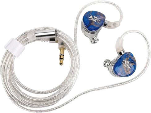 Linsoul Kiwi Ears x Crinacle: Singolo in Ear Monitor, 11mm Dynamic Driver Wired Earbuds, HiFi IEM Gaming Earbuds with KARS, Detachable IEM Cable for Musician Studio (Blue) in Saudi Arabia