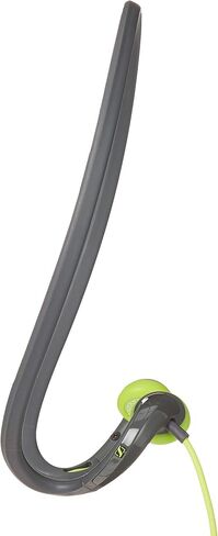 سماعة أذن Sennheiser PMX 684i للياقة البدنية والجري وركوب الدراجات/سماعة أذن خفيفة للغاية متوافقة مع سماعات رأس Apple/iPhone/iPad ذات شريط حول الرقبة باللون الرمادي/الأخضر مقاومة للعرق والماء in Saudi Arabia