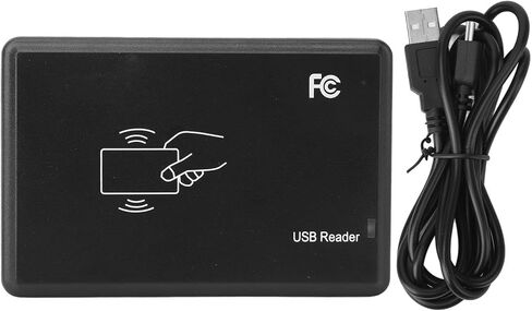 Hilitand 125KHZ RFID Card Reader, USB ID Card Reader Contactless Proximity Sensor Smart ID Card Reader in Saudi Arabia