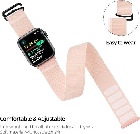 Ankle/Arm Band Compatible with Apple Watch 38mm 40mm 41mm 42mm 44mm 45mm 49mm, Lightweight Breathable Armband for Men and Women, Sport Ankle Strap for iWatch Ultra Series 8/7/6/5/4/3/2/1/SE in Saudi Arabia
