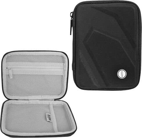 Wolfteeth External Hard Drive Portable Carrying Case,Hard Shell Electronic Accessories Organizer Bag,Travel Carrying Case for Power Bank,Chargers,Digital Voice Recorders (Empty Case Only) Black 132601 in Saudi Arabia