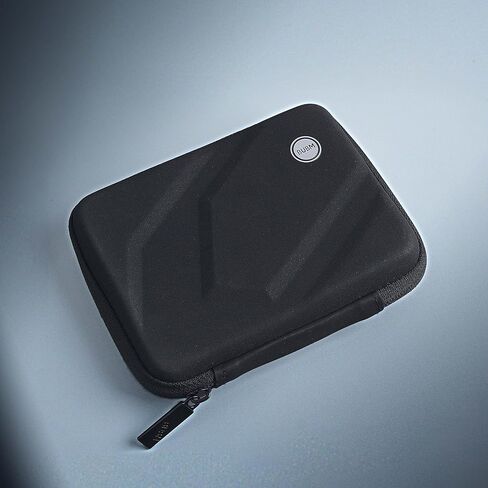 Wolfteeth External Hard Drive Portable Carrying Case,Hard Shell Electronic Accessories Organizer Bag,Travel Carrying Case for Power Bank,Chargers,Digital Voice Recorders (Empty Case Only) Black 132601 in Saudi Arabia