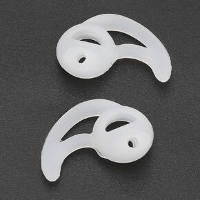 5Pairs Silicone Fin Earmold Replacement Earbud Tips, Silicone Fin Ear Mold for Two Way Radio Earpiece Earmold Earpiece(L)
