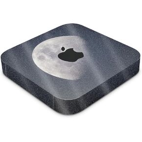 Glossy Glitter Skin Compatible with Apple Mac Mini M2 (2023) - Moon - Premium 3M Vinyl Protective Wrap Decal Cover - Easy to Apply | Crafted in The USA by MightySkins