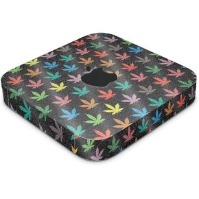 Glossy Glitter Skin Compatible with Apple Mac Mini M2 (2023) - Sticky Icky Icky - Premium 3M Vinyl Protective Decal Cover - Easy to Apply | Crafted in The USA by MightySkins