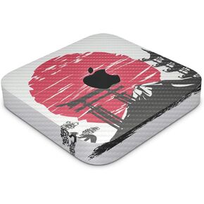 Carbon Fiber Skin Compatible with Apple Mac Mini M2 (2023) - Japanese Style - Premium 3M Vinyl Protective Decal Cover - Easy to Apply | Crafted in The USA by MightySkins