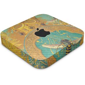 Carbon Fiber Skin Compatible with Apple Mac Mini M2 (2023) - Bee Queen - Premium 3M Vinyl Protective Wrap Decal Cover - Easy to Apply | Crafted in The USA by MightySkins