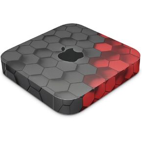 Skin Compatible with Apple Mac Mini M2 Pro (2023) - Two-Tone Hex - Premium 3M Vinyl Protective Wrap Decal Cover - Easy to Apply | Crafted in The USA by MightySkins