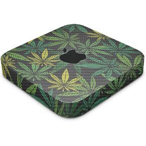 Carbon Fiber Skin Compatible with Apple Mac Mini M2 (2023) - Leaving Home - Premium 3M Vinyl Protective Wrap Decal Cover - Easy to Apply | Crafted in The USA by MightySkins