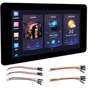 ESP32-S3 7inch Capacitive Touch Screen Development Board 800×480 Resolution 7 inch 65K RGB LCD Disply,5-Point Touch,Supports WiFi & Bluetooth