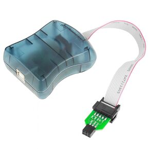 برنامج تنزيل AVR ISP mkII، متوافق مع المبرمج الأصلي يدعم دعم AVR Studio لـ XP/WIN7/WIN8/WIN10