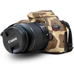 Glossy Glitter Skin Compatible with Canon EOS Rebel T7 Camera - Giraffe - Premium 3M Vinyl Protective Wrap Decal Cover - Easy to Apply | Crafted in The USA by MightySkins