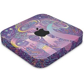 Carbon Fiber Skin Compatible with Apple Mac Mini M2 Pro (2023) - Watermelon Patch - Premium 3M Vinyl Protective Wrap Decal Cover - Easy to Apply | Crafted in The USA by MightySkins