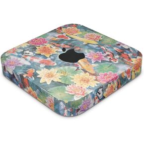Glossy Glitter Skin Compatible with Apple Mac Mini M2 (2023) - Koi Pond - Premium 3M Vinyl Protective Wrap Decal Cover - Easy to Apply | Crafted in The USA by MightySkins