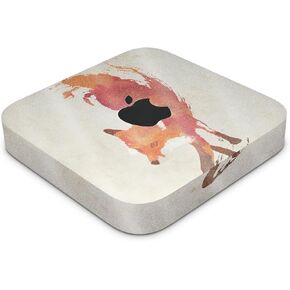 Glossy Glitter Skin Compatible with Apple Mac Mini M2 (2023) - Vulpes Fox - Premium 3M Vinyl Protective Wrap Decal Cover - Easy to Apply | Crafted in The USA by MightySkins