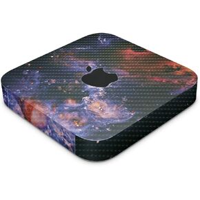 Carbon Fiber Skin Compatible with Apple Mac Mini M2 Pro (2023) - Andromeda - Premium 3M Vinyl Protective Wrap Decal Cover - Easy to Apply | Crafted in The USA by MightySkins