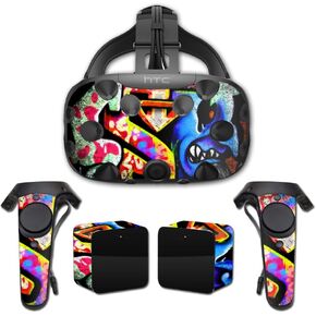 MightySkins Skin Compatible with HTC Vive wrap Cover Sticker Skins Loud Graffiti