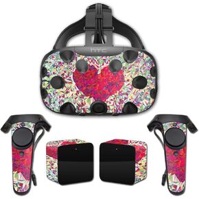 MightySkins Skin Compatible with HTC Vive Full Coverage - Stained Heart | Protective, Durable, and Unique Vinyl Decal wrap Cover | Easy to Apply, Remove, and Change Styles | Made in The USA