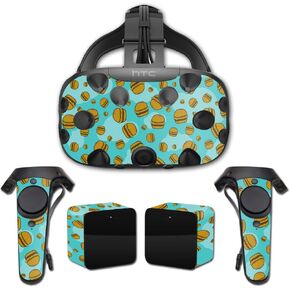 MightySkins Skin Compatible with HTC Vive Full Coverage - Burger Heaven | Protective, Durable, and Unique Vinyl Decal wrap Cover | Easy to Apply, Remove, and Change Styles | Made in The USA