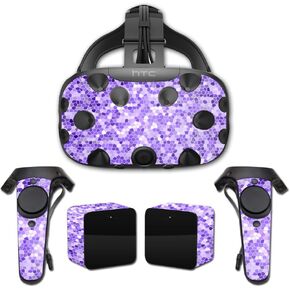 MightySkins Skin Compatible with HTC Vive Full Coverage - Stained Glass | Protective, Durable, and Unique Vinyl Decal wrap Cover | Easy to Apply, Remove, and Change Styles | Made in The USA