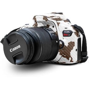 غلاف لامع لامع متوافق مع كاميرا Canon EOS Rebel T7 - ​​أكريليك لافندر - غطاء لاصق واقٍ من الفينيل الفاخر 3M - سهل الاستخدام | صُنع في الولايات المتحدة الأمريكية بواسطة MightySkins