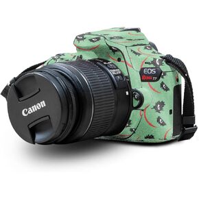 Carbon Fiber Skin Compatible with Canon EOS Rebel T7 Camera - Triangle Stripes - Premium 3M Vinyl Protective Wrap Decal Cover - Easy to Apply | Crafted in The USA by MightySkins