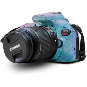 Carbon Fiber Skin Compatible with Canon EOS Rebel T7 Camera - Diamond Grunge - Premium 3M Vinyl Protective Wrap Decal Cover - Easy to Apply | Crafted in The USA by MightySkins