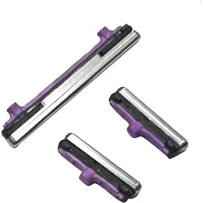 Sidekeys Side Buttons Power On Off Volume Up Down Key Mute Replacement for Samsung Galaxy S10/ S10 Plus (Silver)