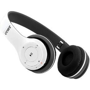 Coby Bluetooth Headphones, Wireless Headphones with Mic Built-in, AUX, Hands-Free Calling | Over-The-Ear Foldable Headset, Rechargeable | 5-HR Play