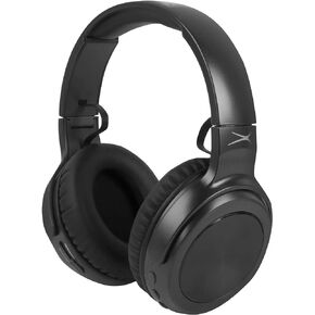 Altec Lansing MZX701- BLK Rumble Bass Boosted Over Ear Bluetooth Headphones with Omnidirectional Vibration, 10 Hour Battery Life and Voice Assistant Integration, Dynamic Bass, Black, 8.3 x 8.2 x 4.1 Inches