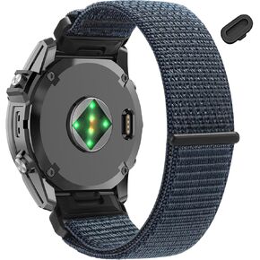 20mm Nylon Watch Bands for Garmin Fenix 7S Pro/Fenix 7S/Fenix 6S Pro/Fenix 6S,Quick Easy Fit Sports Strap for Fenix 5S plus/Fenix 5S/Descent Mk2s/Descent Mk3i-43mm/epix Pro 42MM