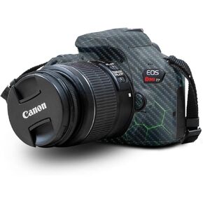 Carbon Fiber Skin Compatible with Canon EOS Rebel T7 Camera - Acid Hex - Premium 3M Vinyl Protective Wrap Decal Cover - Easy to Apply | Crafted in The USA by MightySkins