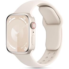 DYKEISS Patented Silicone Compatible with Apple Watch Band 38mm 40mm 41mm 42mm 44mm 45mm 49mm, Soft Waterproof Strap Sport Wristband for iWatch Bands Series 9 8 7 SE 6 5 4 3 2 1 Ultra Women Men