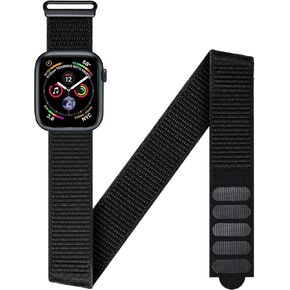 سوار رياضي من النايلون للذراع/الكاحل لساعة Apple 38 40 41 42 44 45 49 مم، حزام ذراع مرن رياضي قابل للتعديل لساعة iWatch Ultra SE Series 9 8 7 6 5 4 3 2 1 للنساء والرجال
