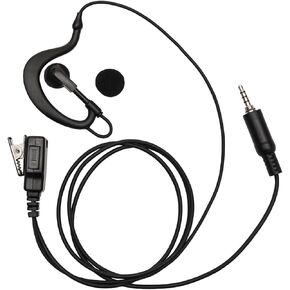 سماعة أذن لاسلكية على شكل حرف G مع ميكروفون PTT متوافقة مع راديو Yaesu Vertex VX-6R EVX-S24 VX-7R VX-6E VX-7E 120 127 170 177 اتجاهين in Kuwait