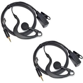 Walkie-Talkie Headset,1 Pin G-Shape Earhook Earpiece with Mic for Cobra Microtalk MT200 MT525 MT550 PR375 PR385 CX105 CX112 CXT145 CXT235 CXT345 CXT545 CXR925 Two-Way Radio
