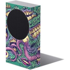 MightySkins Skin Compatible with Xbox Series S - Eyes and Teeth | Protective, Durable, and Unique Vinyl Decal wrap Cover | Easy to Apply and Change Styles | Made in The USA
