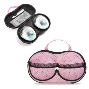 Pink Wearable Breast Pump Bag for Breastfeeding Working Moms, Case for Wireless Pumps - Mini Breastpump Bag Pouch, Hands Free Breast Pump Storage Bag Outdoor in Kuwait