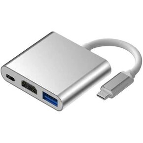 USB-C Type-C to HDMI HUB 4K TV Adapter Cable 3 in 1 Docking Station for MacBook Pro Samsung Huawei