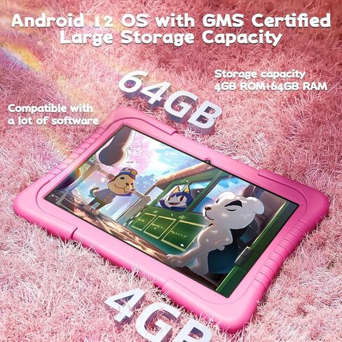 تابلت SGIN Android 12، أجهزة لوحية مقاس 10 بوصات، ذاكرة وصول عشوائي 4 جيجا بايت وذاكرة تخزين داخلية 64 جيجا بايت مع حافظة مقاومة، معالج ثماني النواة بسرعة 2.0 جيجا هرتز، شاشة IPS 1280 * 800، كاميرا 2 ميجابكسل + 5 ميجابكسل، 6000 مللي أمبير، واي فاي، بلوتوث in Saudi Arabia