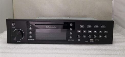 ستيريو السيارة، تقنية iRV iRV70 مشغل أقراص بلو راي، ستيريو بلوتوث RV، يدعم التطبيق، HDMI، ARC، صوت محيطي رقمي 5.1، USB، A&FM، DVD، MP4، NFC، CEC، الساعة، 3 مناطق راديو RV مثبت على الحائط in Kuwait