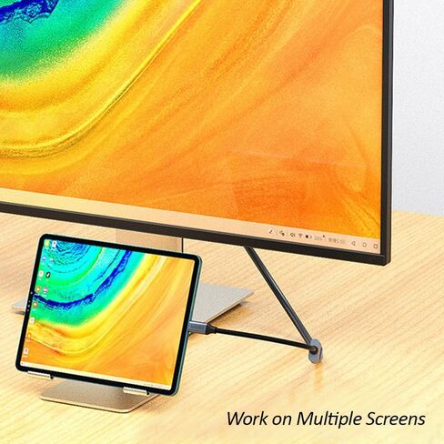 محول USB C إلى HDMI 4K@60 هرتز، محول HDMI من النوع C لشاشة المكتب المنزلي، متوافق مع iPhone 16/15 Pro/Max، MacBook Pro/Air، iPad، iMac Surface Book 3 Pixelbook، XPS، Galaxy والمزيد in Saudi Arabia