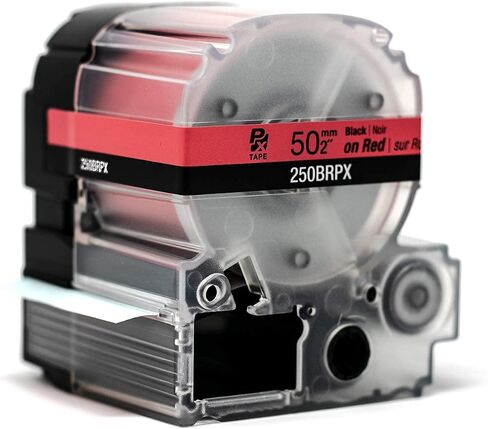 Epson LABELWORKS 250BWPX Label Tape - Black on White - 2" (50mm), 26.2ft in Kuwait