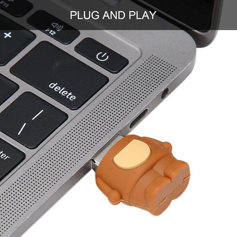 محرك أقراص فلاش USB لطيف سعة 32 جيجابايت، محرك إبهام لطيف على شكل قرد، عصا إبهام ذاكرة بندريف حيوانية لطيفة من السيليكون، للمعلمين والطلاب والموظفين (32 جيجابايت) in Kuwait