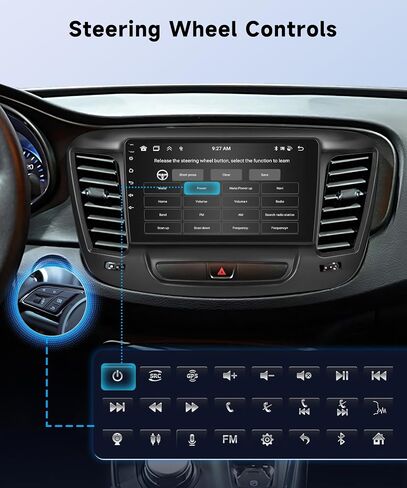 [8Core 2+64G] - لسيارة Chrysler 200 200C 200S 2015-2019 Android Car Stereo Wireless Carplay Android Auto، 9 بوصة HD 1280*720P IPS شاشة لمس راديو السيارة مع نظام تحديد المواقع واي فاي DSP صوت بلوتوث 5.0 SWC كاميرا احتياطية in Saudi Arabia