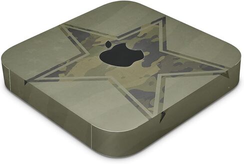 Carbon Fiber Skin Compatible with Apple Mac Mini M2 Pro (2023) - Antique Marble - Premium 3M Vinyl Protective Wrap Decal Cover - Easy to Apply | Crafted in The USA by MightySkins in Saudi Arabia