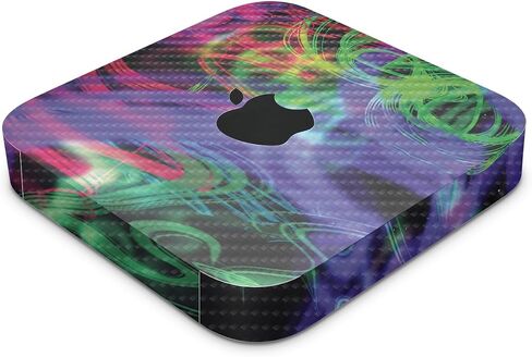 Carbon Fiber Skin Compatible with Apple Mac Mini M2 Pro (2023) - Antique Marble - Premium 3M Vinyl Protective Wrap Decal Cover - Easy to Apply | Crafted in The USA by MightySkins in Saudi Arabia